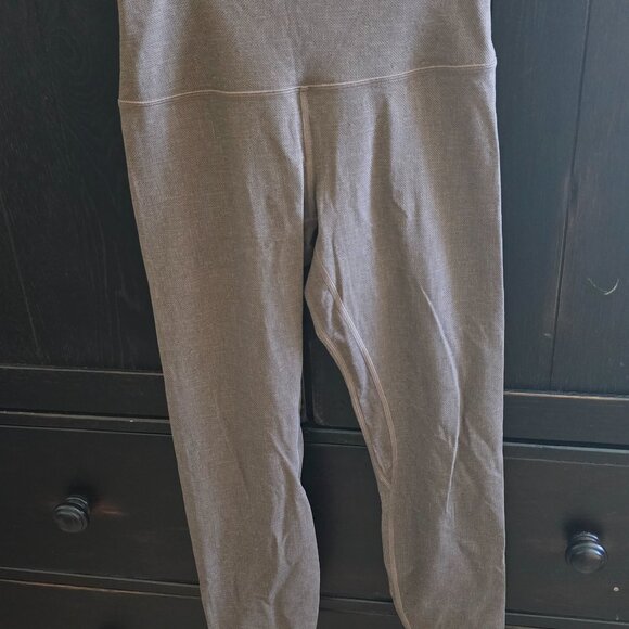 Lululemon Align High-Rise Pant 25" Diamond Texture Print Taupetastic Multi 6 - Picture 2 of 5